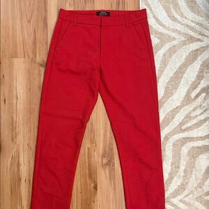 Bershka Women's Red Trousers